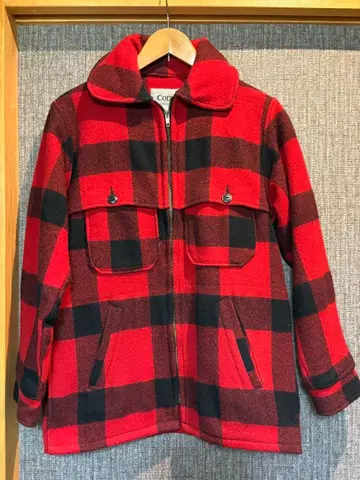 구제 의류 coder 캐나다산 버팔로 체크 정품 울
