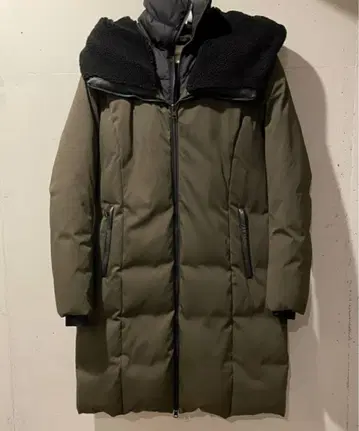 SOIA&KYO 다운 자켓 보아 카라 부착