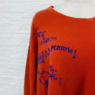 큐브큐브 원피스 M 프린트 로고 크루넥 [ 1884 39 ]