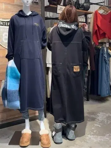 특가 블랙 RCS 컬러 스티치 후드티 원피스 묶음 구매 시 더욱 이득!