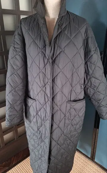 유니클로 C 퀼팅 롱 코트