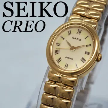 392 작동 [새상품급] SEIKO 클레오 여성용 시계 오벌 골드