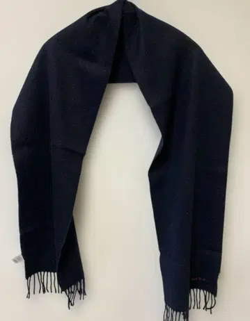 Paul Smith 네이비 머플러 램스울 잉글랜드제