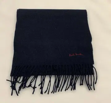 Paul Smith 네이비 머플러 램스울 잉글랜드제