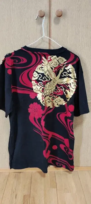 금 일본풍 디자인 T셔츠 XL