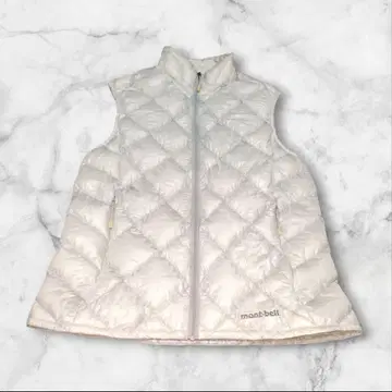 mont-bell 화이트 스페리오 다운 베스트 수납 봉투 포함