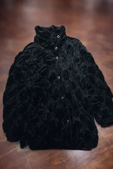 [정품] Ameri VLNTAGE 퀼팅 코트 블랙 S사이즈