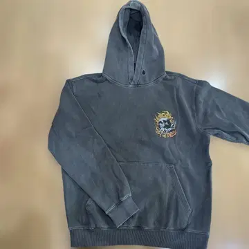 VOLCOM 그레이 후드티 M 사이즈