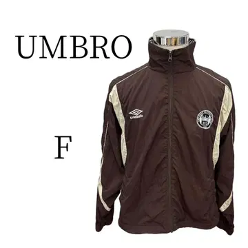 새상품급 UMBRO 엄브로 브라운 x 베이지 긴팔 점퍼/블루종 F