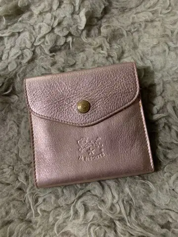 일비종떼 지갑 실버 핑크