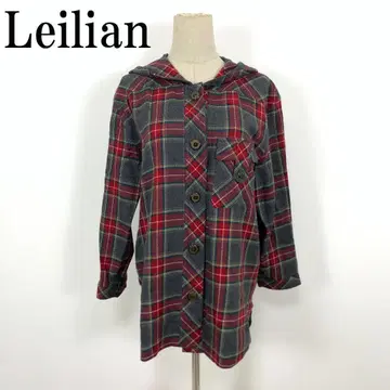 LA7856 레리안 체크 긴팔 셔츠 자켓 그레이 계열 9