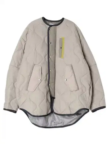 UN3D. 퀼팅 코쿤 블루종