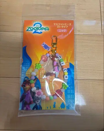 주토피아2 마스코트 비즈 스트랩 닉
