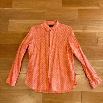 폴 스미스 진스 오렌지 도트 셔츠 L