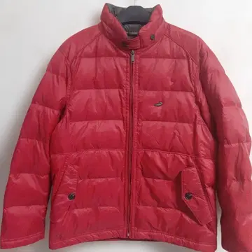[ 새상품급 ] 크로커다일 다운 자켓 레드 남성용 L