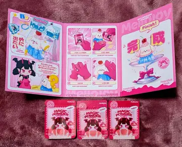 mellojoy 메로조이 스퀴즈 매직 파우더 설명서 4점 세트