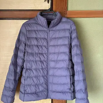UNIQLO 퍼프테크 퍼플 자켓 PUFFTECH