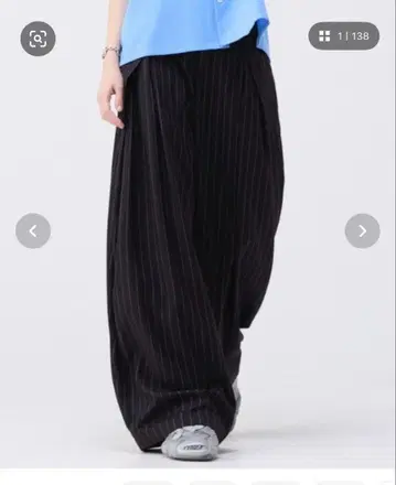 3tuck wide balloon trousers