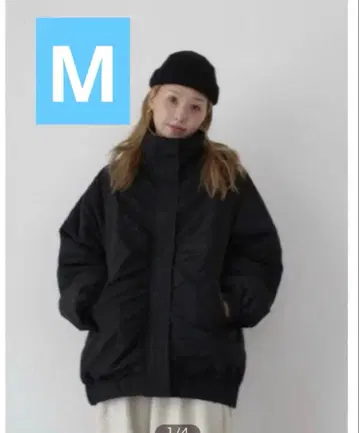 hideka 시마무라 콜라보 ZIP 블루종 블랙 M 사이즈