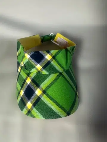 사만다 타바사 체크 무늬 여성용 바이저