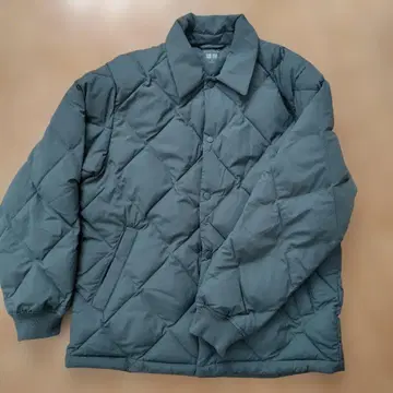 UNIQLO 유니클로 퍼프 테크 퀼팅 자켓 그린 M