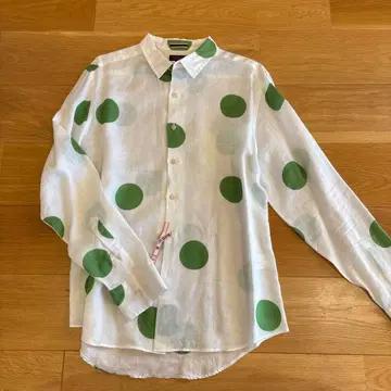 Paul Smith 컬렉션 린넨 긴팔 셔츠 XL