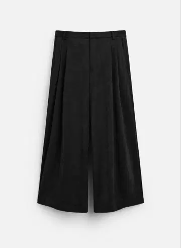 zara 페이크 스웨이드 와이드 레그 팬츠 자라