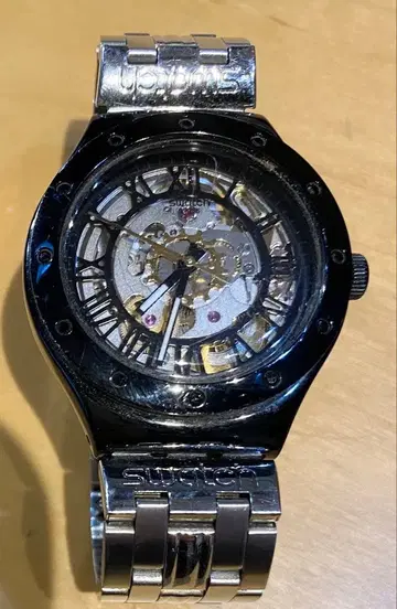 오샤레 Swatch 스켈레톤 오토매틱