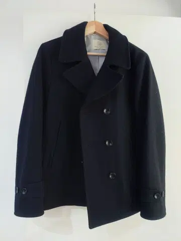 BEAUTY & YOUTH 네이비 피코트