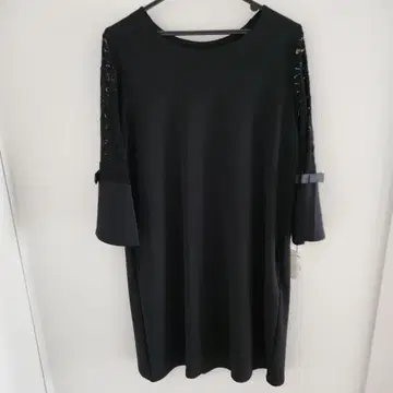 블랙 레이스 원피스 F