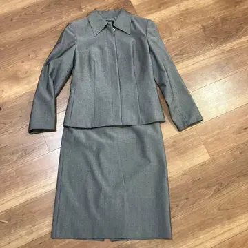 트랜스워크 그레이 수트 무릎 기장