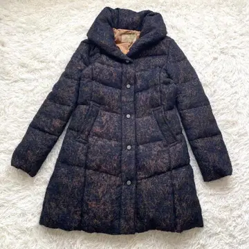 [ 연말연시에도 발송합니다! ] 데프레 이탈리아 자카드 다운 코트