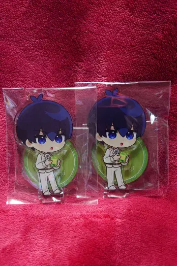 블루 록 애니메이트 포인트 경품 아크릴 스탠드 이사기 요이치 2개 세트