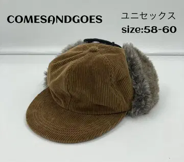 SALE COMESANDGOES 플라이트 캡 브라운 M