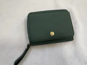 다크 그린 이단 접이식 지갑 발코스 BARCOS