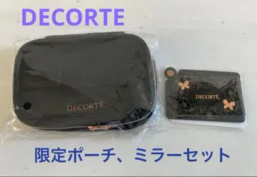DECORTE 데콜테 한정판 파우치, 거울 세트