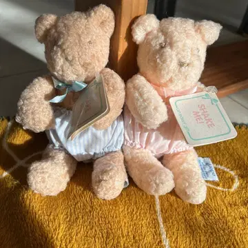 eden 곰돌이 봉제 인형 딸랑이 2세트