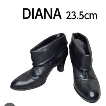 DIANA 블랙 숏부츠 23.5cm