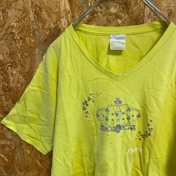 AE9387 커브스 반팔 티셔츠 민트 그린 여성용 L 사이즈