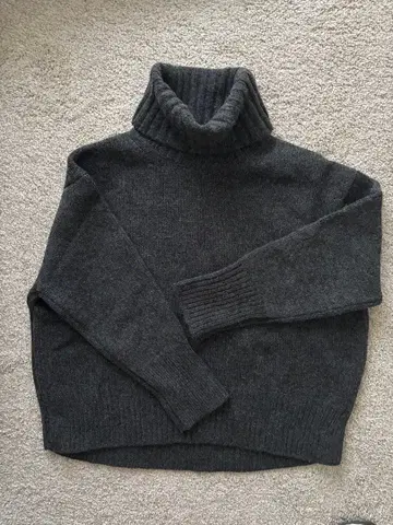ROPE 로페 태즈메이니아 울 터틀넥 형태 니트