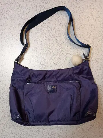 포켓 부착 네이비 숄더백 카나나 프로젝트