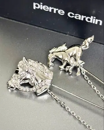 피에르 가르뎅 라펠 핀 2개 세트