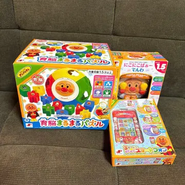 새상품 호빵맨 완구 3개 세트