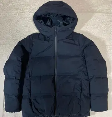 [새상품급] 유니클로 심리스 다운 자켓 네이비 M