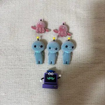 교육 방송 플로키 피규어 가챠가챠 컴플리트+타마