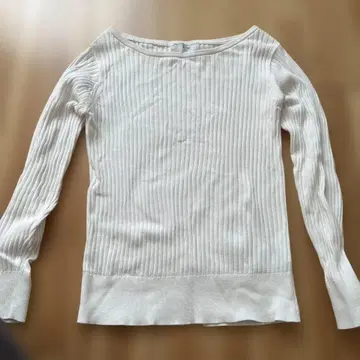 SLOBE IENA 긴팔 니트 화이트