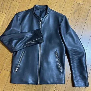 LIDNM 블랙 가죽 자켓