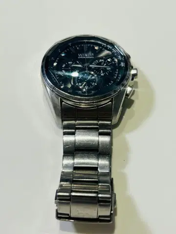 Wired 크로노그래프 블랙 배터리 새상품