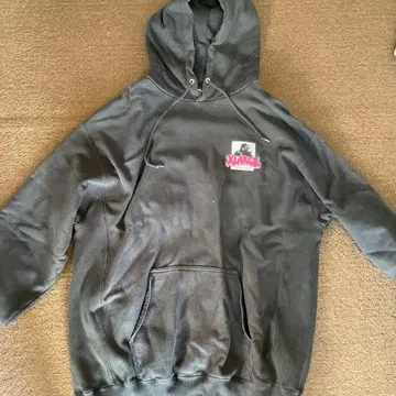 XLARGE 고릴라 로고 블랙 후드티