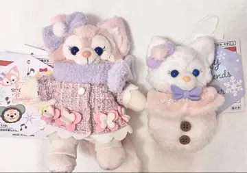 시크릿 오브 스노우 위 데이 리나벨 봉제 인형 배지 참 세트